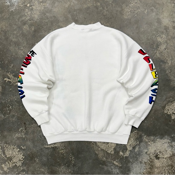 Vintage 90s Freeze Taz Looney Tunes Sweatshirt L USA - Picture 5 of 9